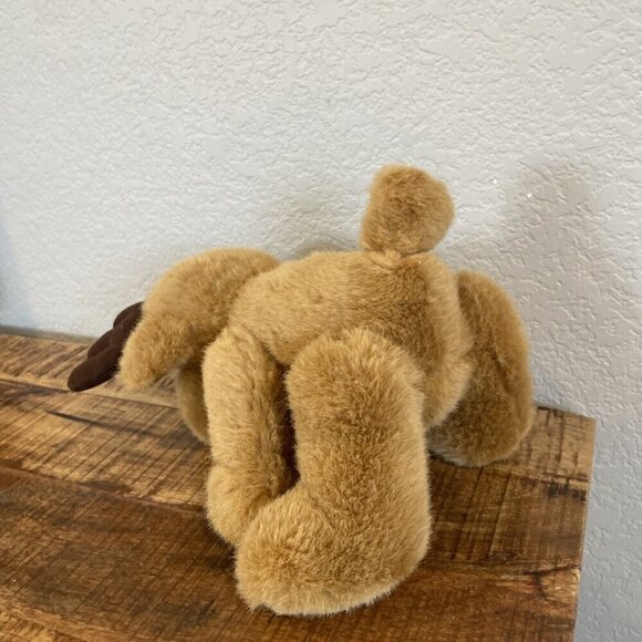 Plush Moose 12” Reindeer Seated Soft Cuddly Stuffed Animal Toy Brown - Picture 5 of 7